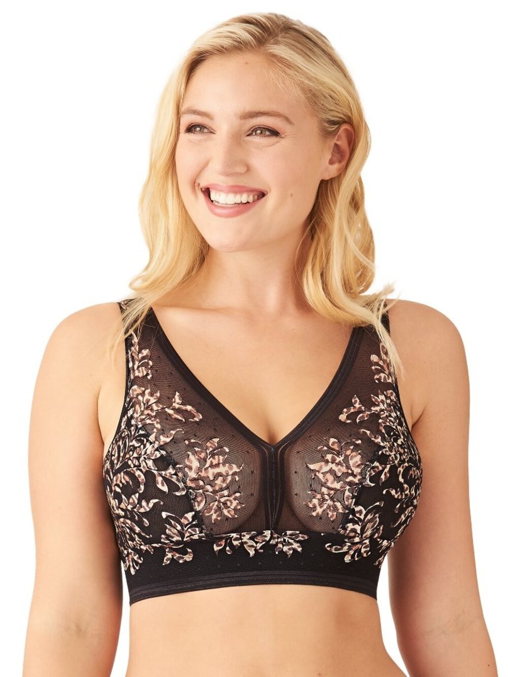 Wacoal Net Effect Soft Cup Bralette 34D/DD